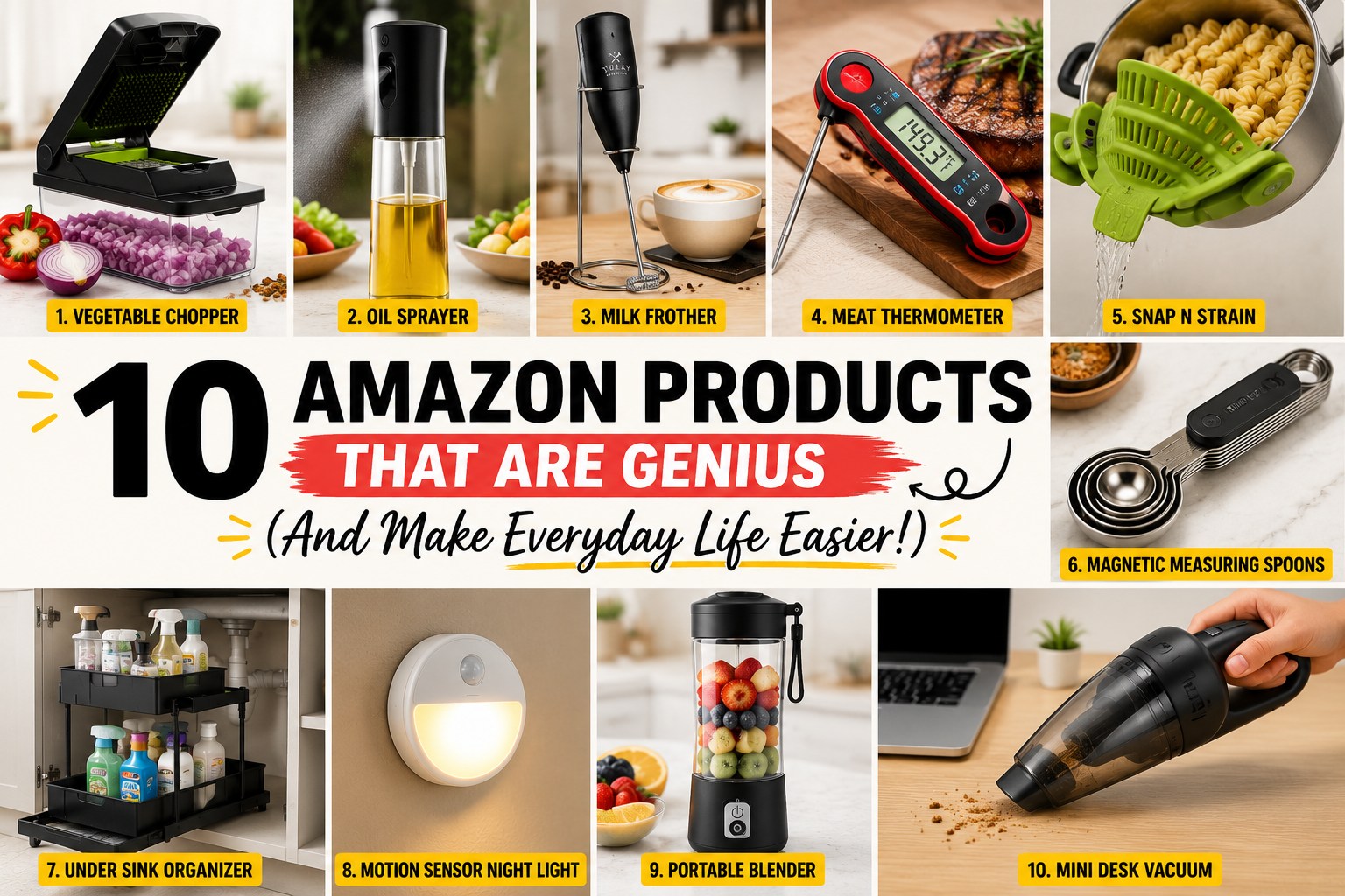10 Amazon Products That Are Genius (And Make Everyday Life Easier) EVERYTHIUNG UNDER 50$