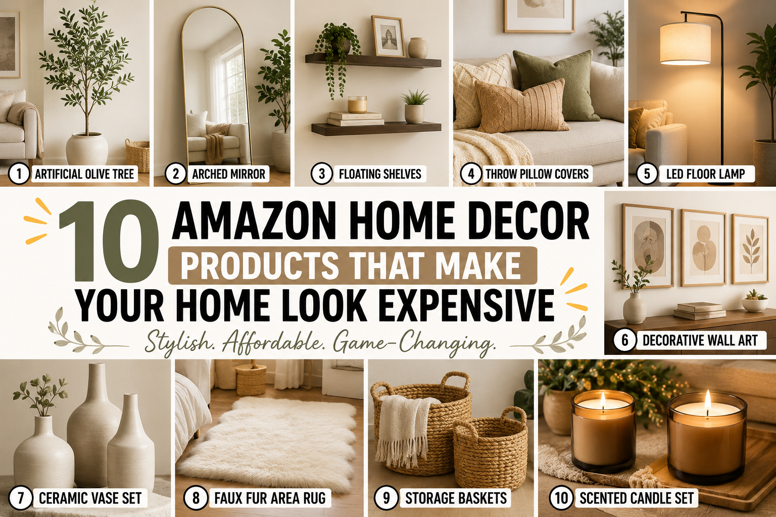 10 Amazon Home Decor Products That Make Your Home Look Expensive