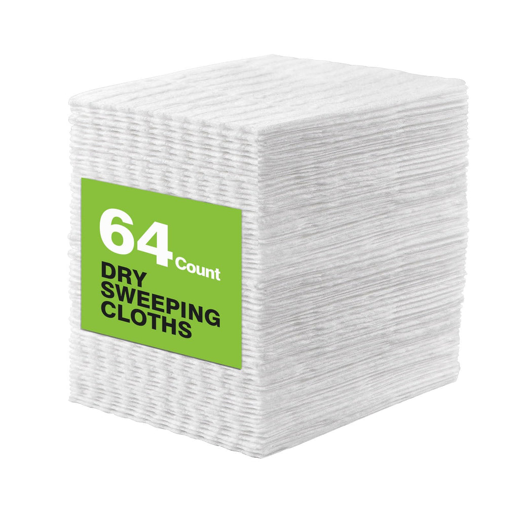 HOMEXCEL Dry Sweeping Cloths Pads Compatible with Swiffer Sweeper, Disposable Duster Refills Mop Pads for Floor Mopping and Cleaning, 64 Count-8" x 10.4" Pads Refills-Not Include the Mop