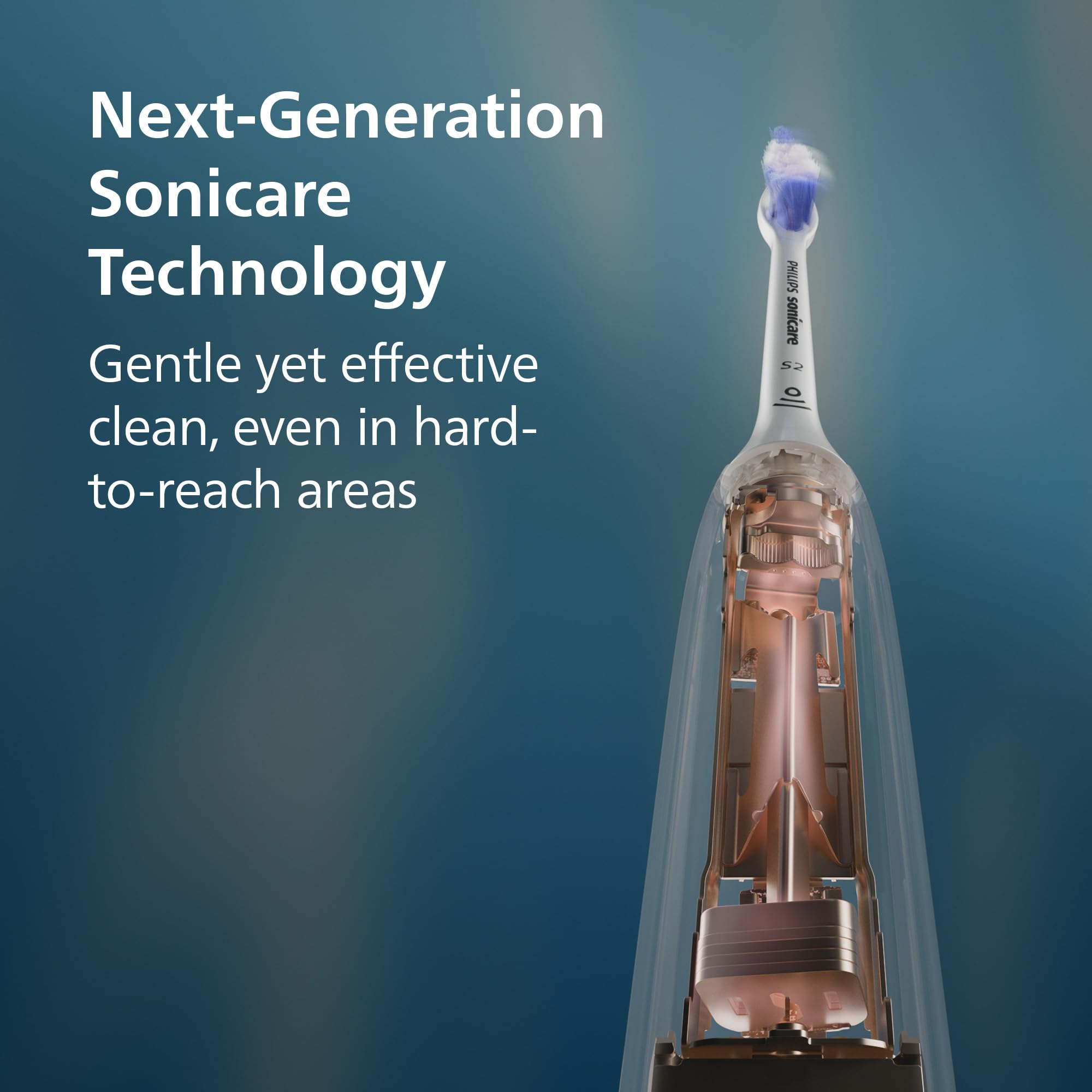 Philips Sonicare 5950 Series Electric Toothbrush, with Pressure Sensor, 6 Brushing Settings, SmarTimer, BrushPacer, 21-Day Runtime, Travel Case, Black, HX7131/03
